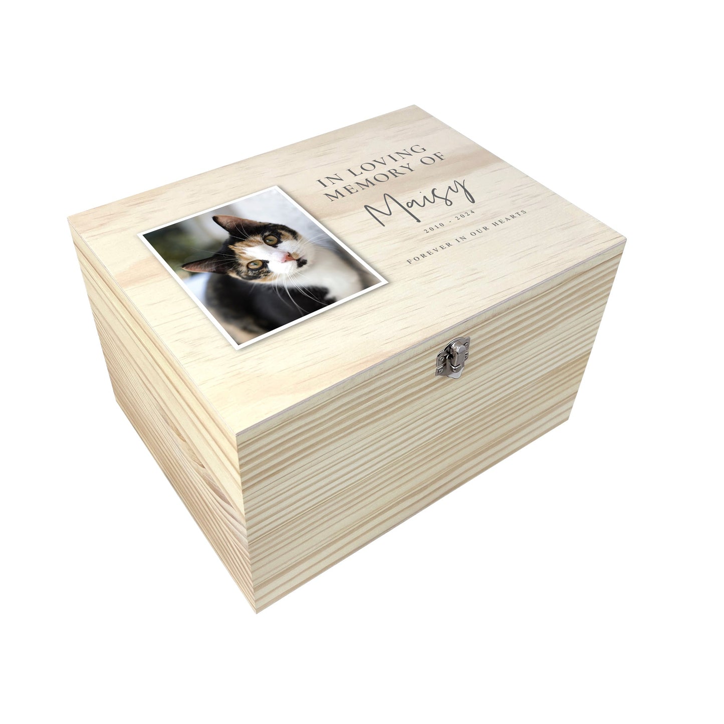 Personalised In Loving Memory Of Photo Pet Memorial Keepsake Box - 4 Sizes