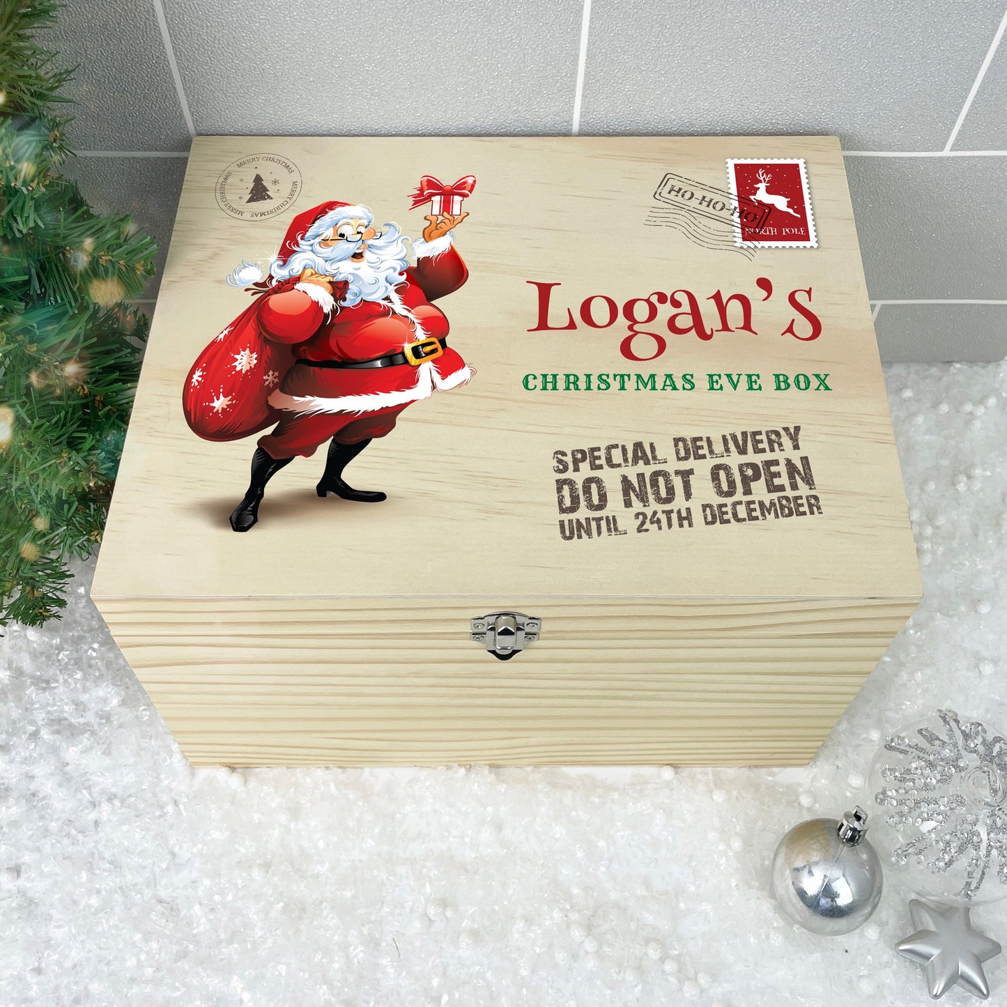 Personalised Santa Christmas Eve Box - 4 Sizes