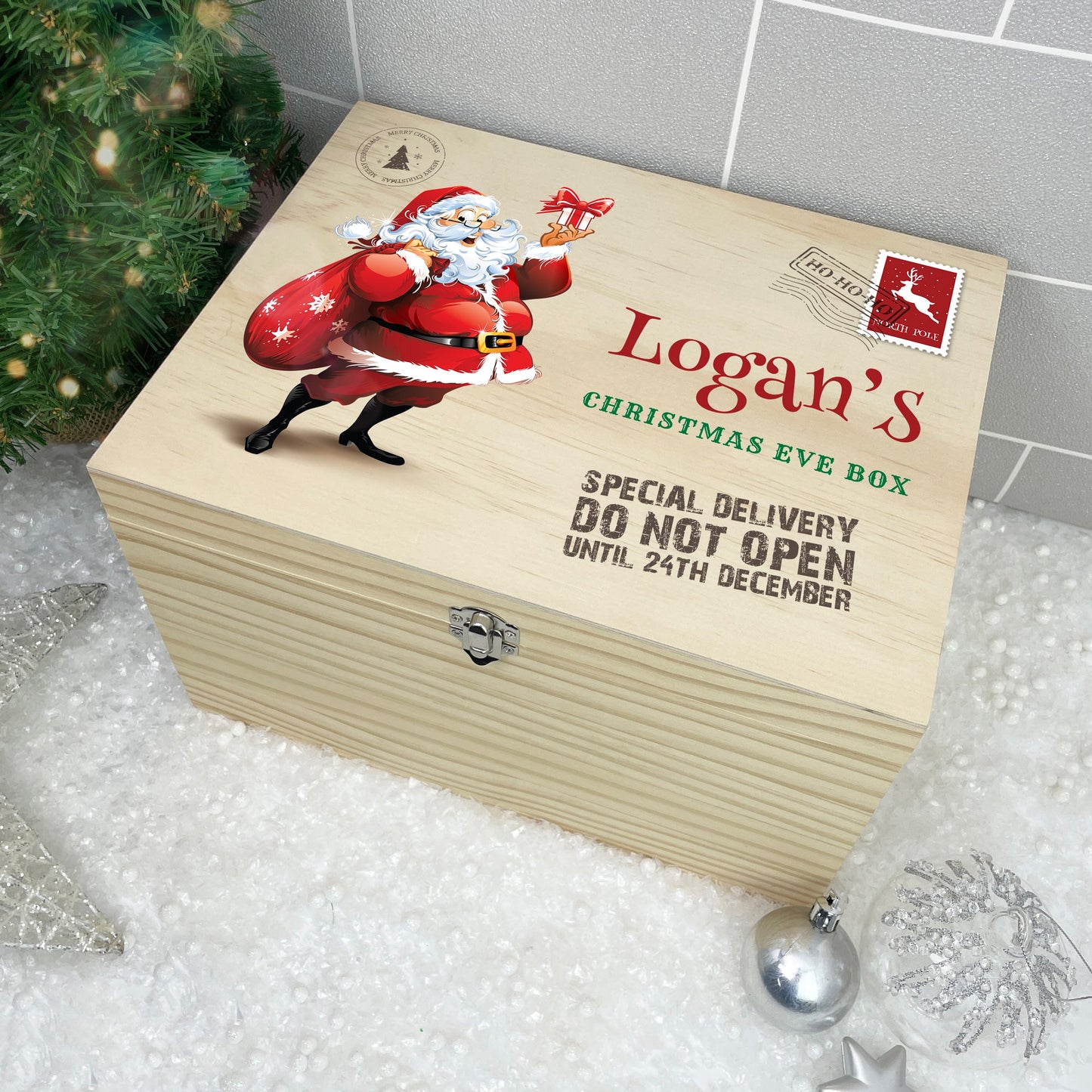 Personalised Santa Christmas Eve Box - 4 Sizes