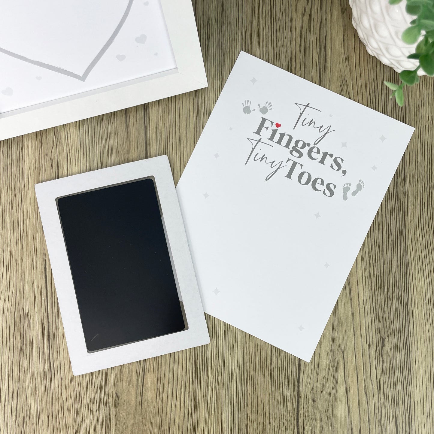 Baby Hand or Foot Print Framed Ink Keepsake Kit - 2 Designs