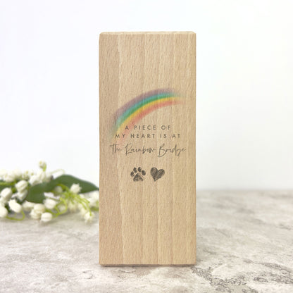 Rainbow Bridge Wooden Tea Light Holder - Carton of 12