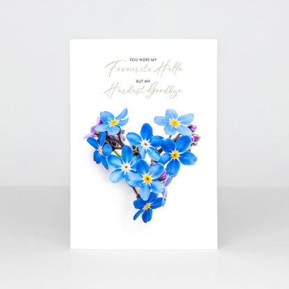 A6 Sympathy Cards - Forget Me Not (Pack of 20)