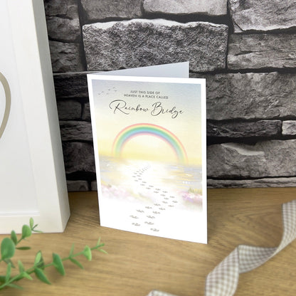 A6 Sympathy Cards - Rainbow Bridge (Pack of 20)