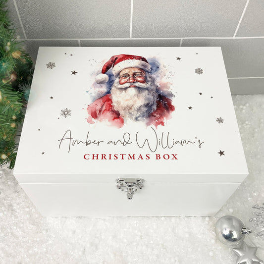 Personalised Traditional Santa Christmas Eve Box - 3 Sizes (22cm | 27cm | 30cm)