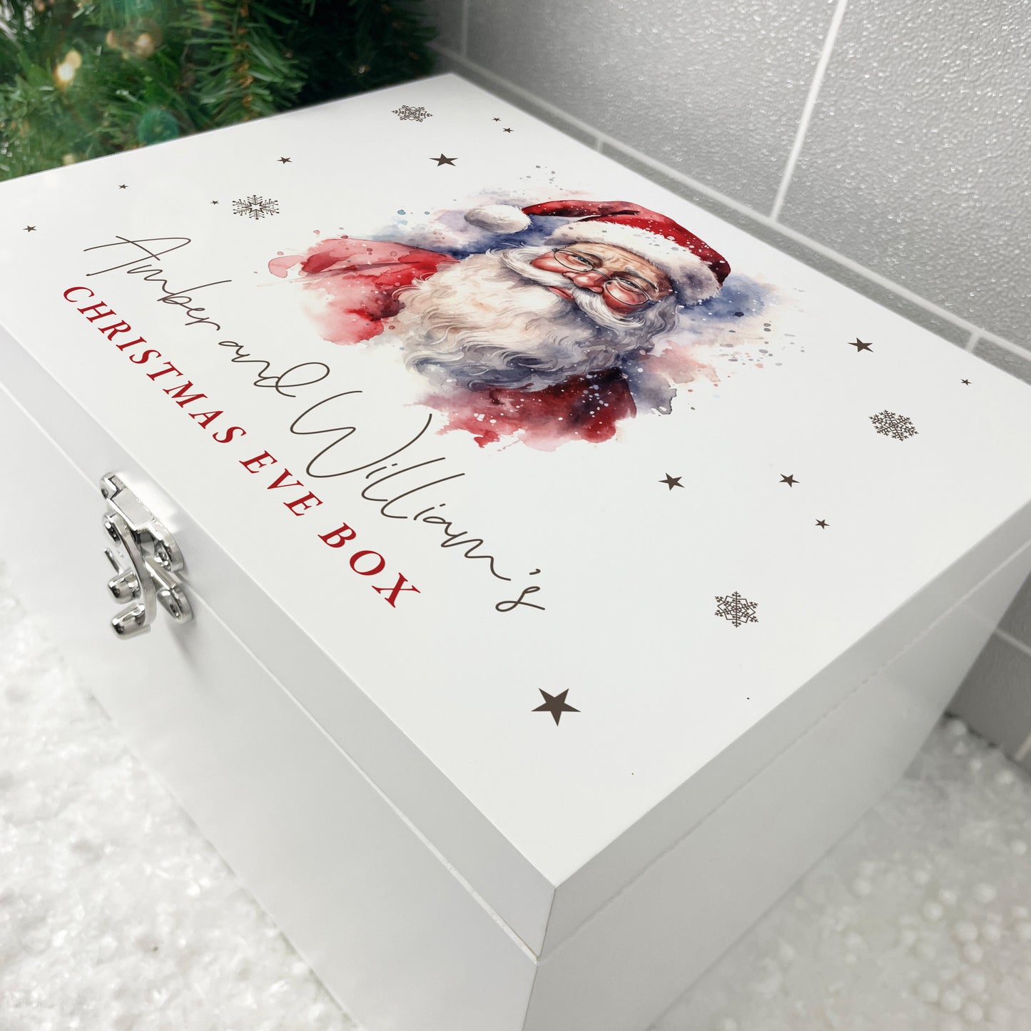 Personalised Traditional Santa Christmas Eve Box - 3 Sizes