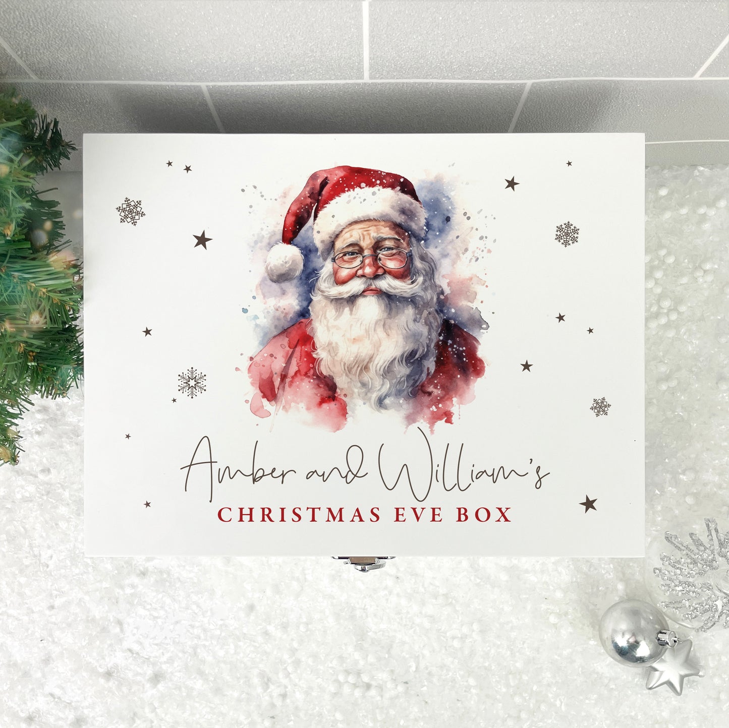 Personalised Traditional Santa Christmas Eve Box - 3 Sizes