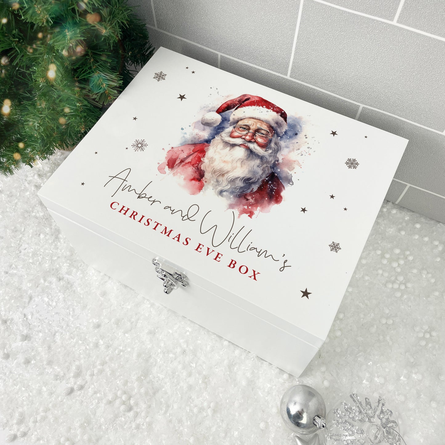 Personalised Traditional Santa Christmas Eve Box - 3 Sizes