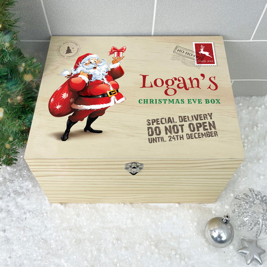 Personalised Santa Christmas Eve Box - 5 Sizes (16cm | 20cm | 26cm | 30cm | 36cm)