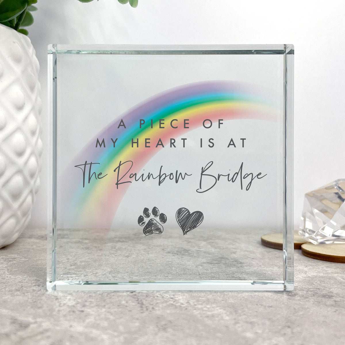 Rainbow Bridge Crystal Token - Carton of 12