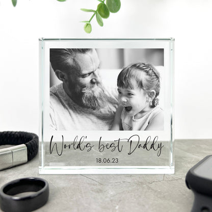 Personalised Free Text Photo Crystal Token