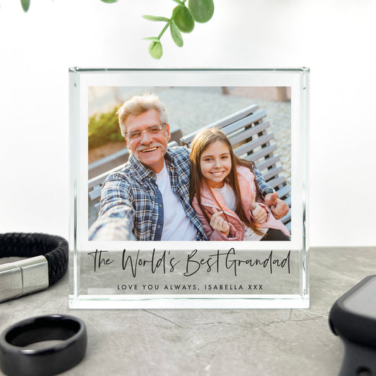 Personalised Any Message & Photo Crystal Token