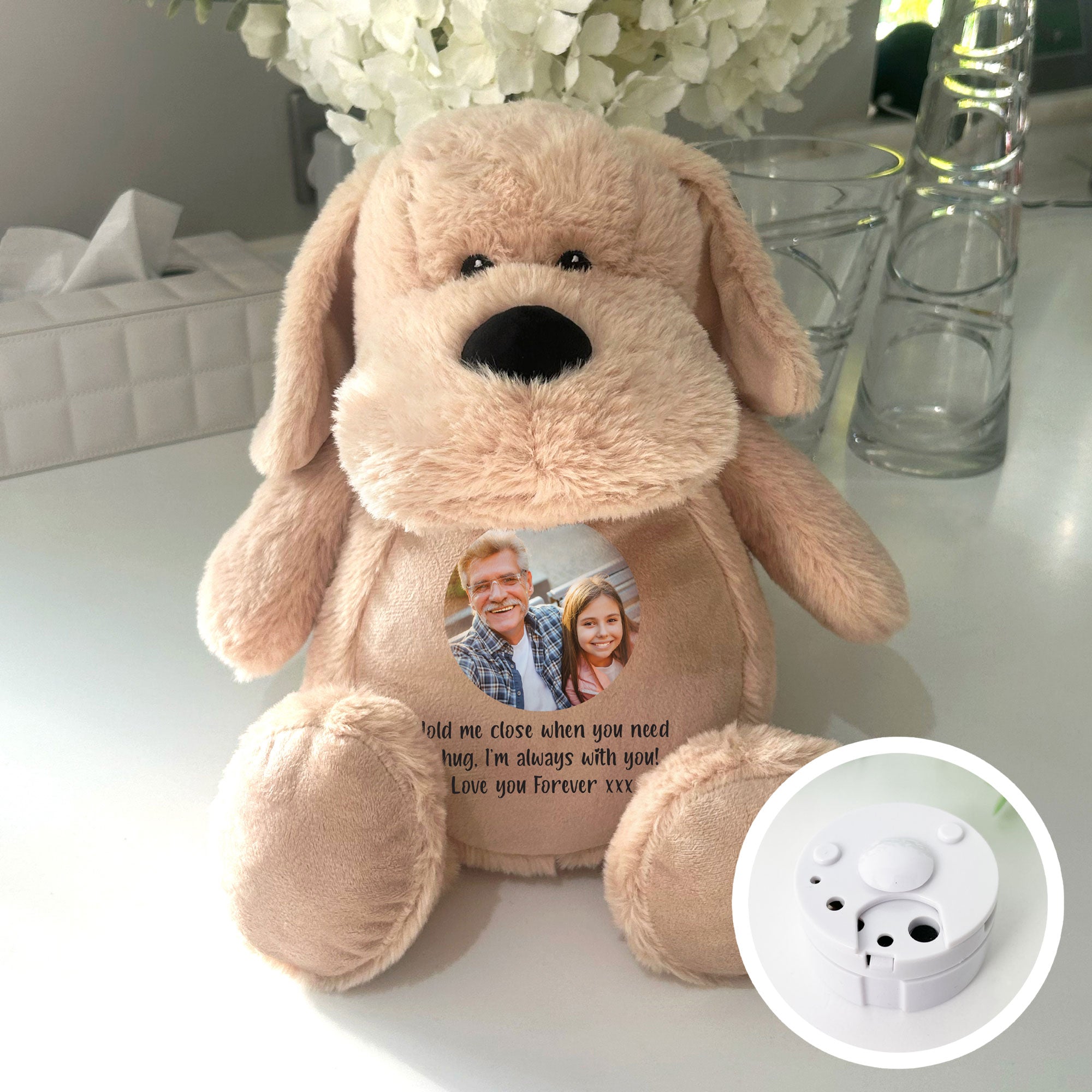 Custom Memory Animals Personalised Photo Record-A-Voice Keepsake Memory Dog – The Lovely Gift ...