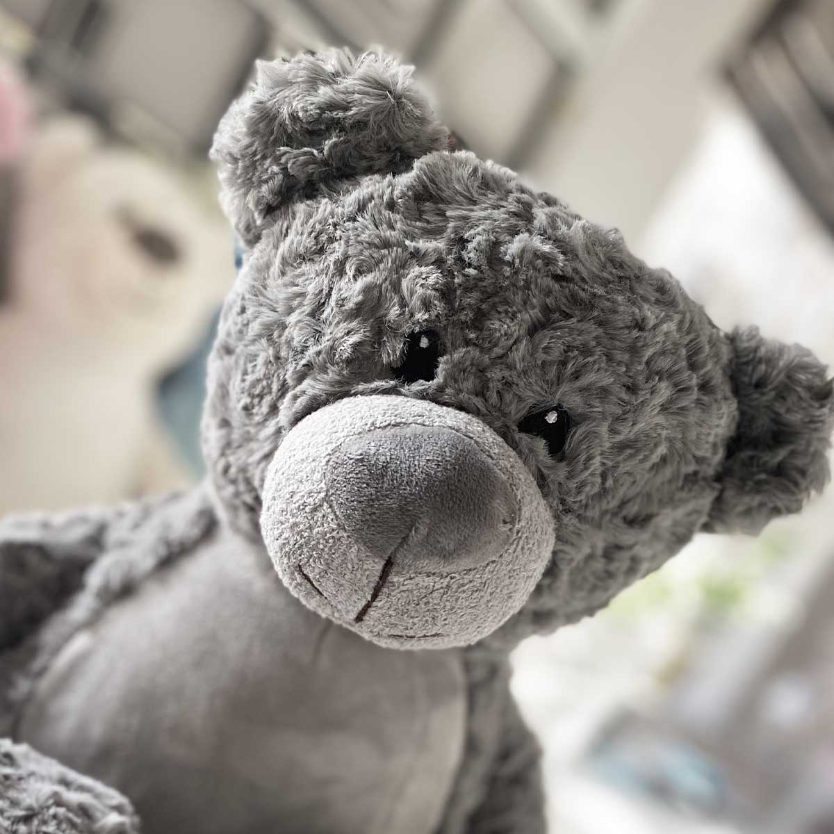 Personalised Ashes Keepsake Memory Bear - Grey