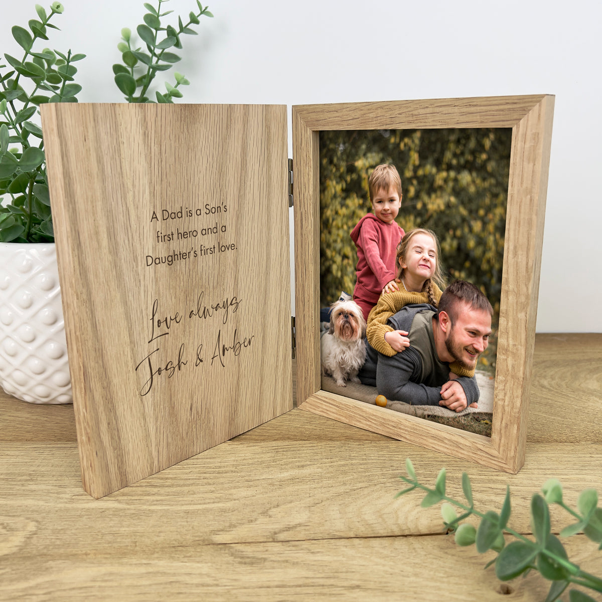 Personalised 'Any Occasion' Book Photo Frame