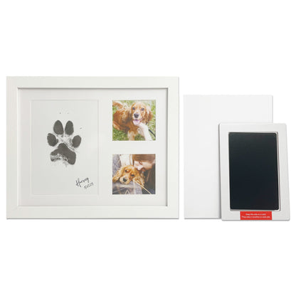 Personalised Paw Print Ink Keepsake Photo Frame Kit