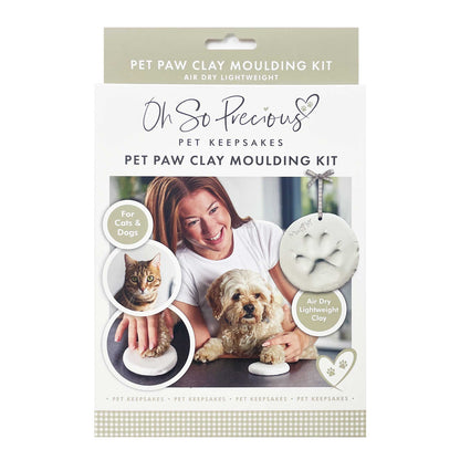 Clay Pet Paw Print Impression Moulding Kit
