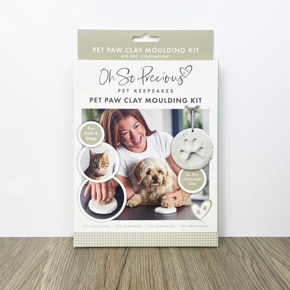 Clay Pet Paw Print Impression Moulding Kit
