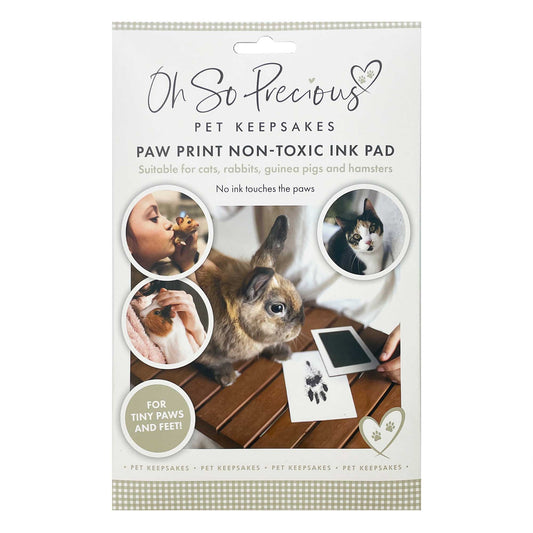 Paw Print Non-toxic Paw Print Ink Pad Kit For Small Mammals