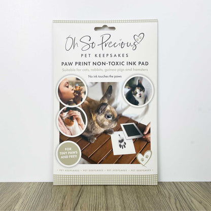 Paw Print Non-toxic Paw Print Ink Pad Kit For Small Mammals
