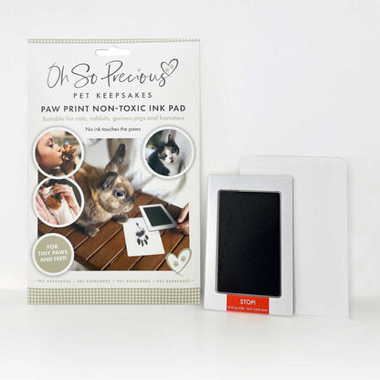 Paw Print Non-toxic Paw Print Ink Pad Kit For Small Mammals