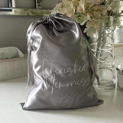 Personalised Ashes Keepsake Memory Bear - Grey