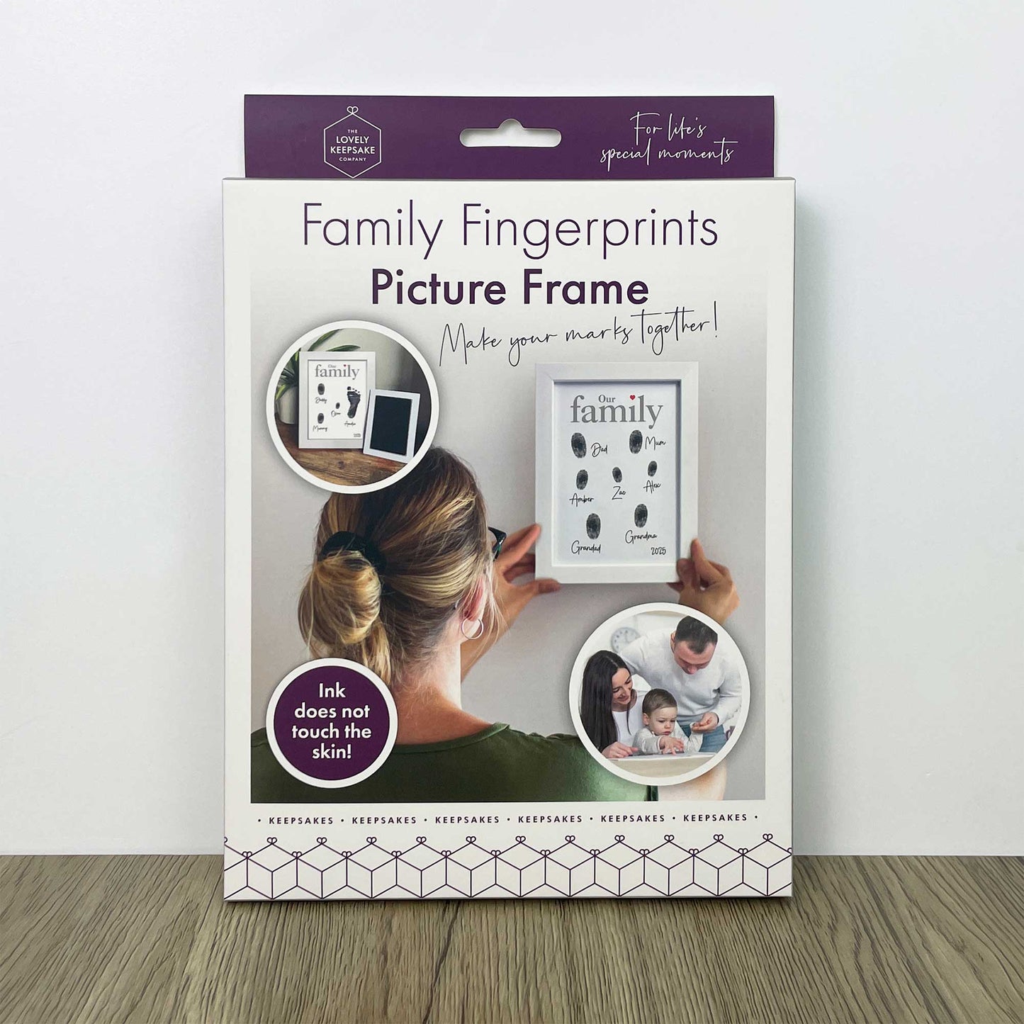 Family Fingerprints Picture Frame