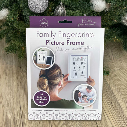 Family Fingerprints Picture Frame