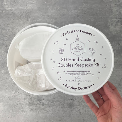 3D Hand Casting Couples Keepsake Kit