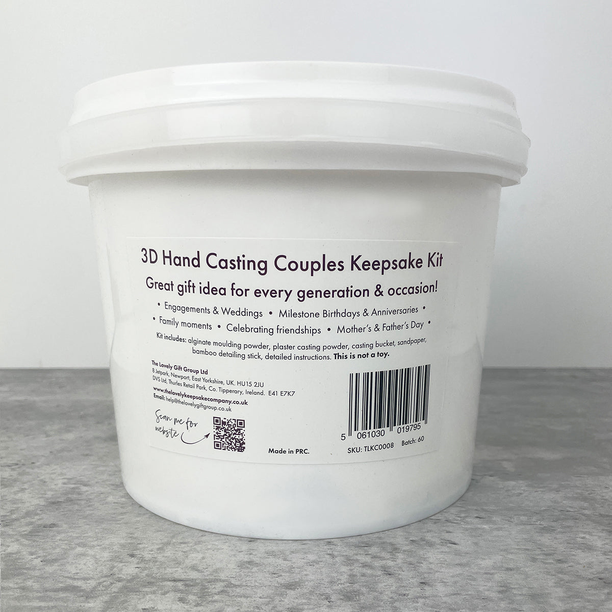 3D Hand Casting Couples Keepsake Kit