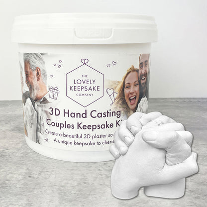 3D Hand Casting Couples Keepsake Kit