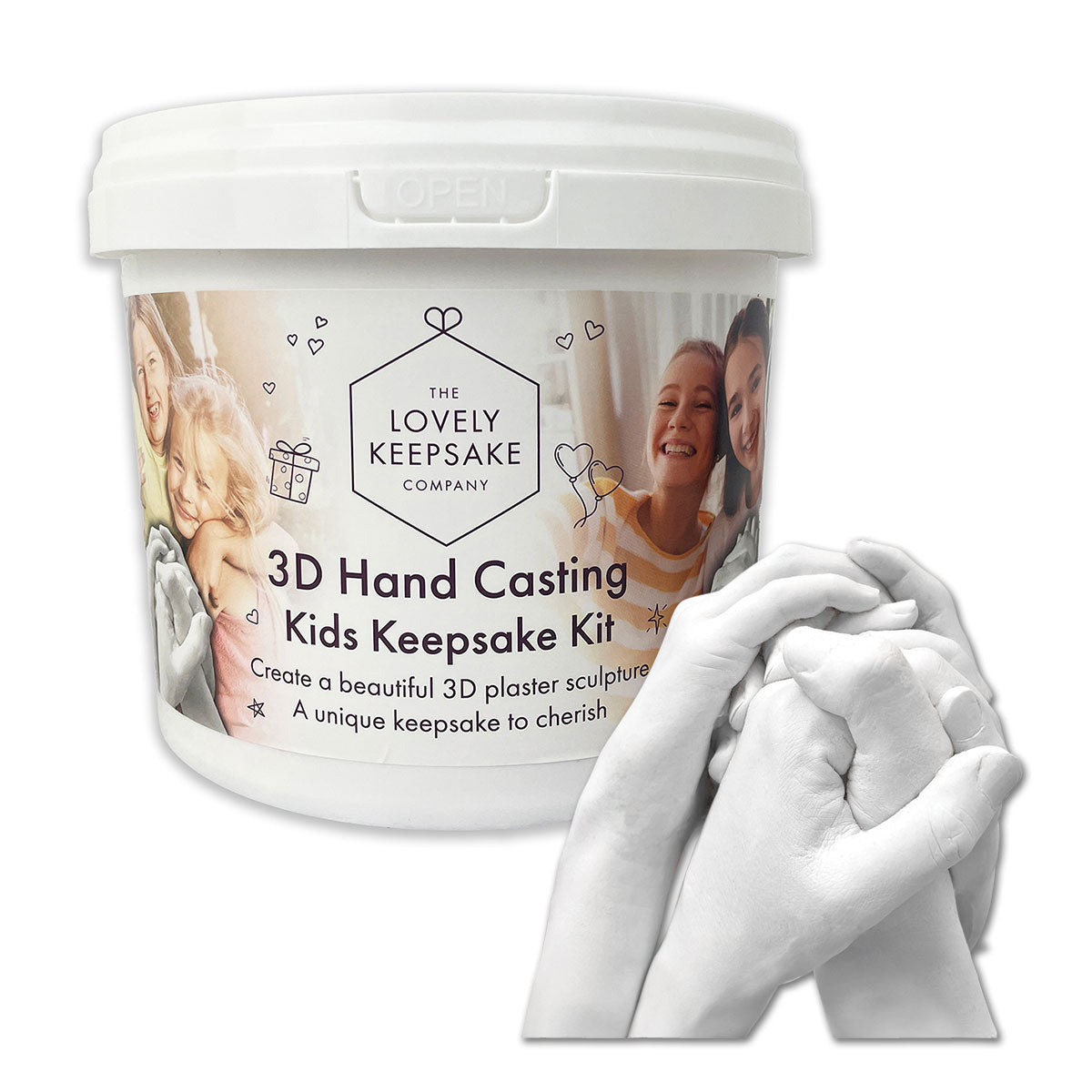 3D Hand Casting Kids Keepsake Kit