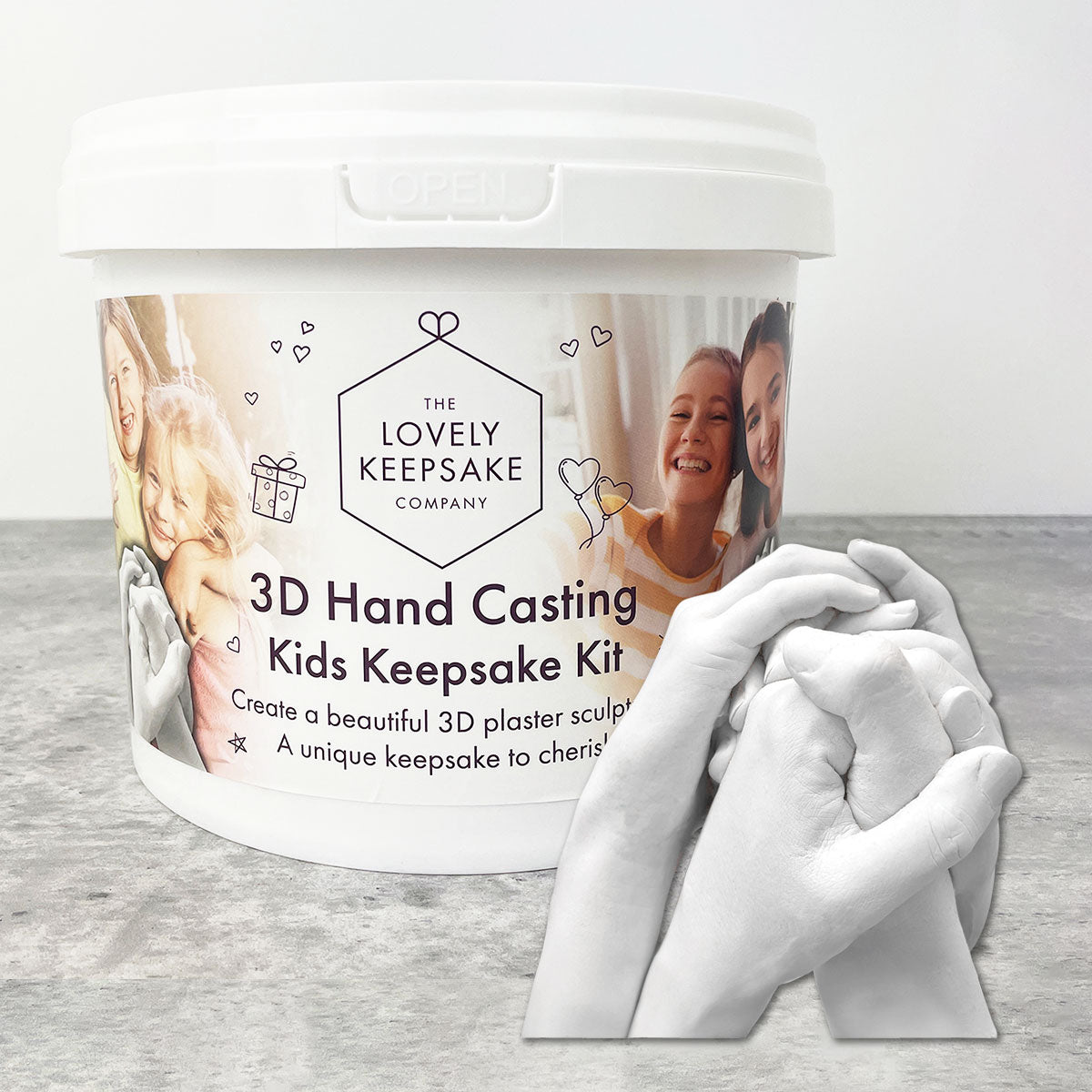 3D Hand Casting Kids Keepsake Kit