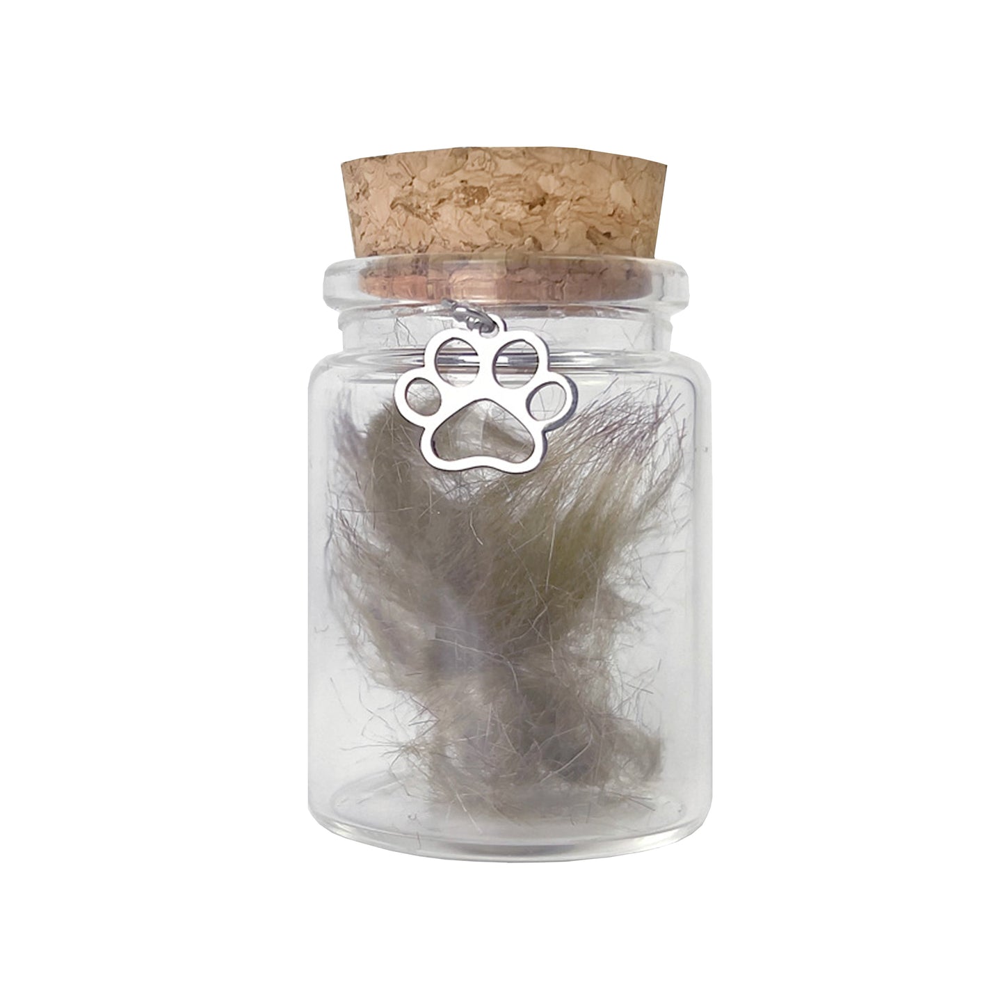 Pet Fur, Hair & Ashes Keepsake Bottle